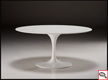 Eero Saarinen - Table Tulip avec plateau en laminé.