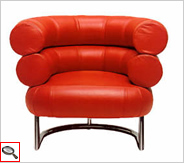 Bibendum armchair, designed by Eileen Gray.