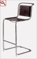 Sled base bar stool, designed by Mart Stam.
