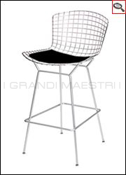 Bar stool, designer by Harry Bertoia.