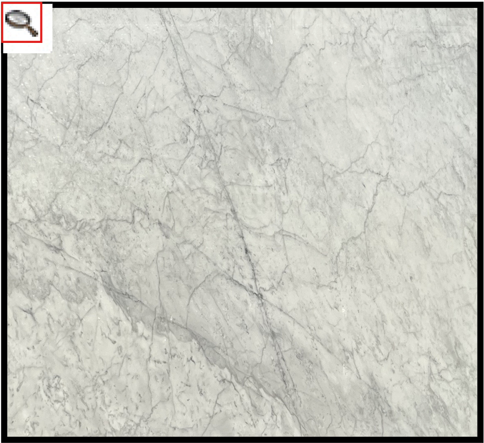 Slab of white Carrara marble currently in use