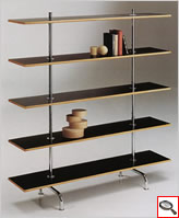 Bookcase designed by Marcel Breuer