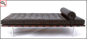 Barcelona Couch daybed Mies Van Der Rohe.