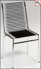 Chaise avec cordes élastiques - René Herbst.