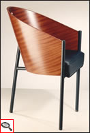 Costes chair, designed by Philippe Stark.