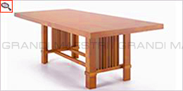 Table Taliesin, dessin de Frank Lloyd Wright.