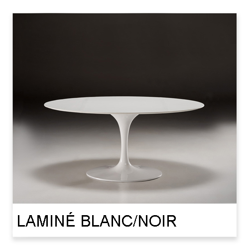 Eero Saarinen Tablle Tulip Laminé blanc