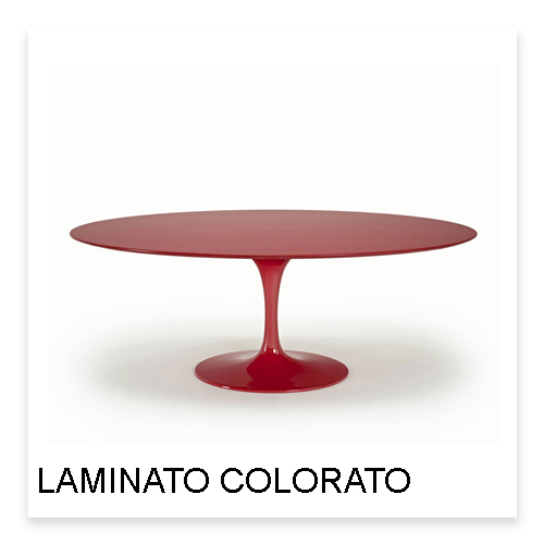 Eero Saarinen Tavolo Tulip laminato colorato