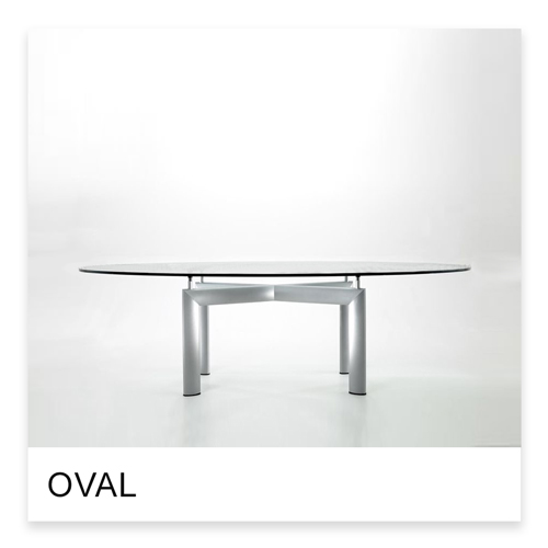 Lecorbusier Table Tube d’Avion oval