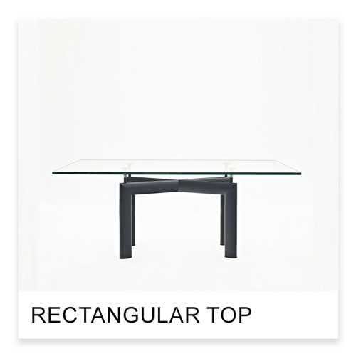 Lecorbusier Tube d’Avion Table with rectangular top