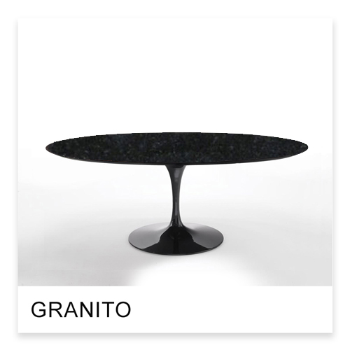 Eero Saarinen Tavolo Tulip con piano in granito